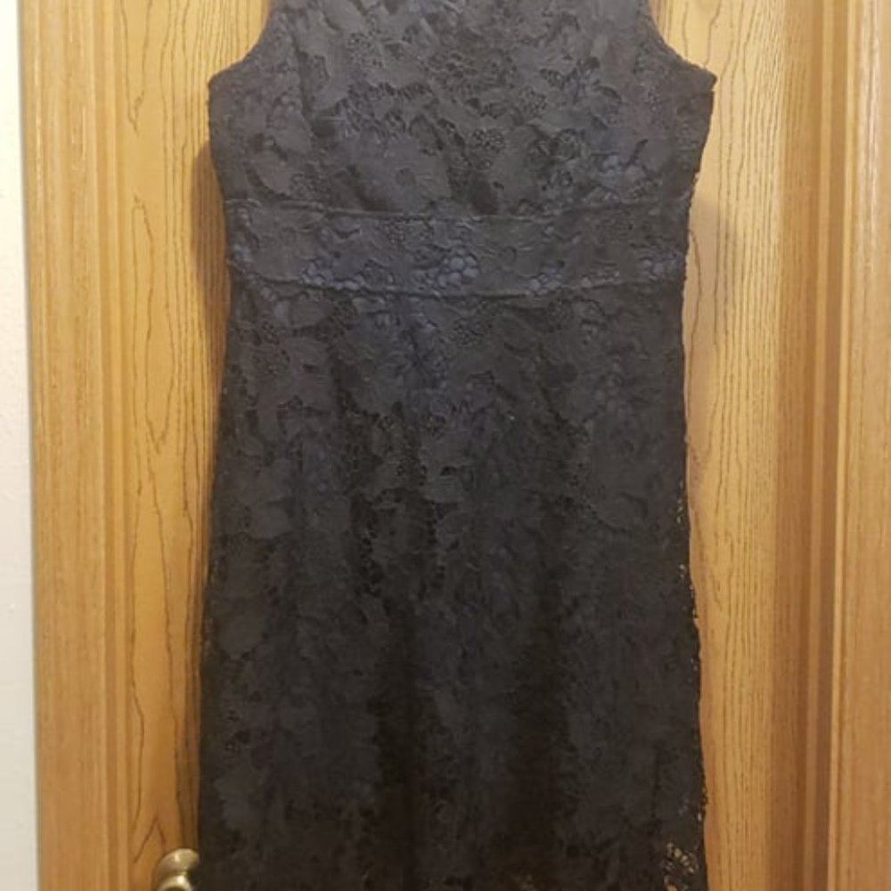 Kimilily Dark Blue Lace Dress Size XL